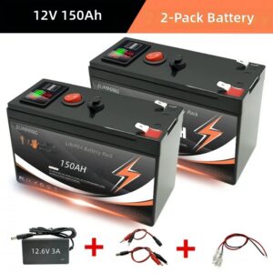12V 150Ah LiFePO4 Lithium Battery with USB & Display - Direct Supply by Sanlita China factory manufacture wholesale supplier