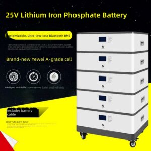 Stackable Home Energy Storage LiFePO4 Battery 51.2V 25kWh for Off-Grid Solar by Sanlita China factory manufacture wholesale supplier